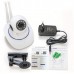 Беспроводная поворотная IP камера видеонаблюдения WiFi microSD 6030