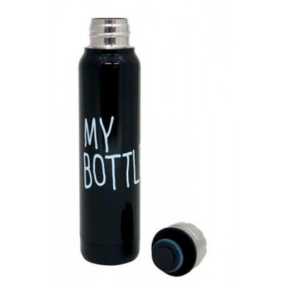 Стильный термос My Bottle 300 мл 9045 металлический Чёрный