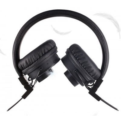 Беспроводные Bluetooth стерео наушники NIA X5SP с МР3, FM и колонкой Чёрный