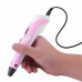 3D ручка для рисования с экраном 3д Ручка Pen2 MyRiwell с LCD дисплеем Розовая