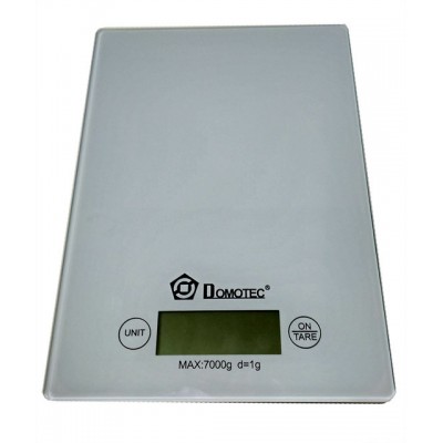 Сенсорные электронные кухонные весы до 7 кг Domotec MS 912 Белые