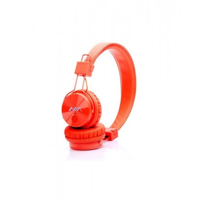 Беспроводные Bluetooth Наушники с MP3 плеером NIA-X3 Радио блютуз Красные