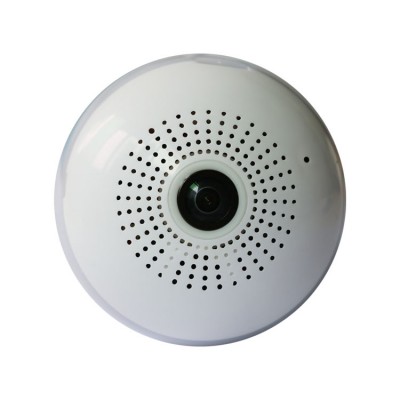 Камера видеонаблюдения панорамная потолочная Лампочка IP WiFi CAMERA B13 H302 2MP