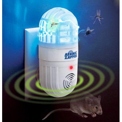 Лампа приманка для насекомых (уничтожитель насекомых) и отпугиватель грызунов Atomic Zabber