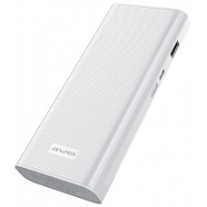 Внешний аккумулятор Power bank AWEI P77K 12000 Mah батарея зарядка Белый