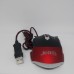 Игровая проводная мышь USB JEDEL GM740 с подсветкой 3200dpi мышка Чёрная с красным