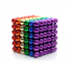 Неокуб Neocube 216 шариков 5мм в металлическом боксе (разноцветный)