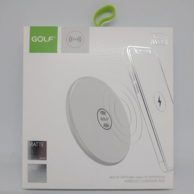 Беспроводная зарядка Golf GF-WQ3 Wireless Charger БЕЛАЯ