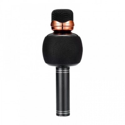 Беспроводной микрофон караоке блютуз WSTER WS-2911 Bluetooth динамик USB Чёрный