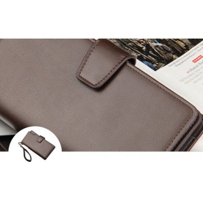 Мужской кошелек клатч портмоне барсетка Baellerry business S1063 Коричневый