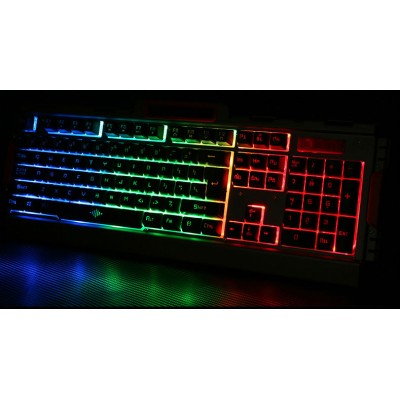Игровая проводная клавиатура с мышкой и LED подсветкой K33