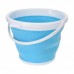 Ведро 10 литров туристическое складное Collapsible Bucket Синий