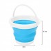 Ведро 10 литров туристическое складное Collapsible Bucket Синий