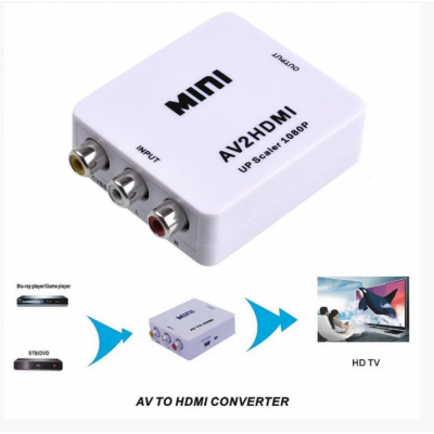Конвертер RCA (AV) CVBS на HDMI адаптер видео с аудио 1080P