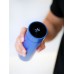 Бутылка термос с индикацией температуры для воды напитков стальной 500 мл Smart CUP Синий