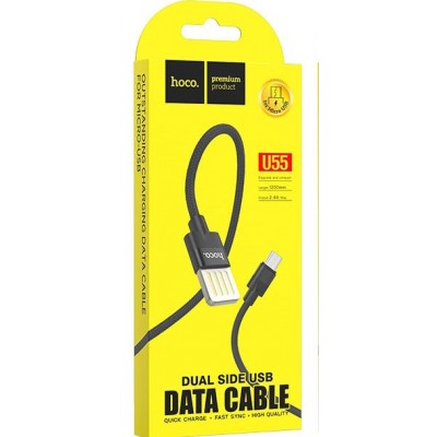 Шнур для зарядки Micro USB - USB HOCO U55 кабель Чёрный