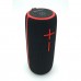 Портативная Bluetooth колонка Hopestar P21 ФМ, MP3, USB Чёрная с красным