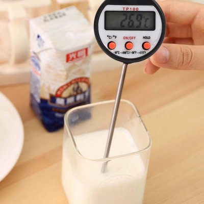 Цифровой кулинарный термометр для еды TP100, -50 ° C до 300 ° C Чёрный