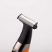 Триммер универсальный для стрижки волос бороды и усов Kemei KM-1910 + 4 насадки от USB Оранжевый