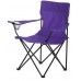 Стул раскладной со спинкой Camping quad chair HX 001 с подстаканником Фиолетовый