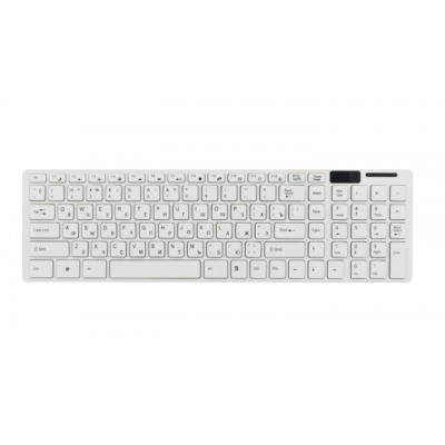 Беспроводная клавиатура с мышкой UKC k06 с адаптером Белая