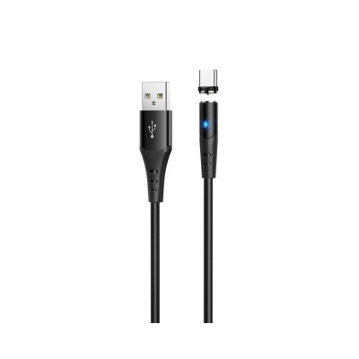 Магнитный кабель USB TYPE C Magnetic USB Cable HOCO X60 Чёрный
