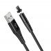 Магнитный кабель для Iphone USB Lightning Magnetic USB Cable HOCO X60 Чёрный