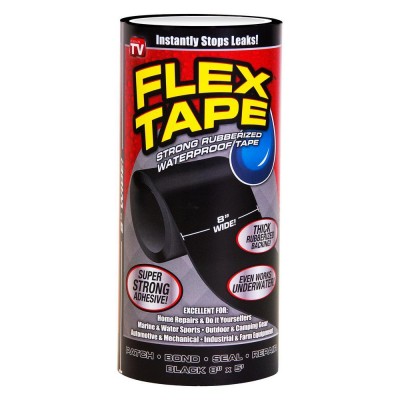 Прочная, прорезиненная, водонепроницаемая лента Flex Tape 30х130 см (большой)