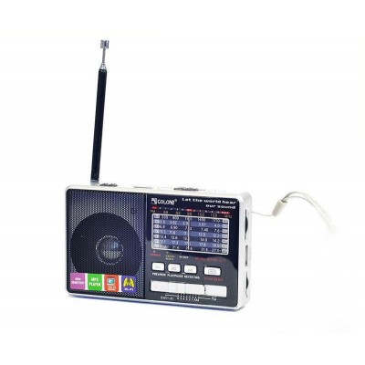 Радио Golon RX-2277 + Power Bank, mp3, USB, фонарь Серый