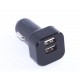 Авто USB зарядка адаптер HC-1 9001 от прикуривателя 12v зарядное Чёрный