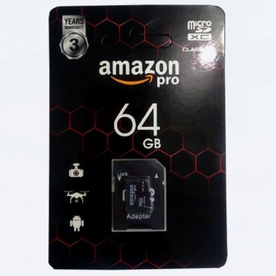 Высокоскоростная карта памяти micro SD AMAZON Pro 64GB class 10