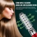 Электрический ионный фен 3 в 1, Hair Drye расческа для волос с функциями объемный выпрямитель Красный