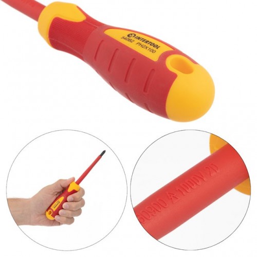 Набор изолированных отверток с отверткой индикатором 4 ед VDE, STORM INTERTOOL VT-3604