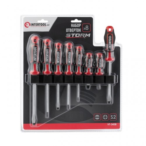 Набор отверток 8 ед STORM INTERTOOL VT-3438